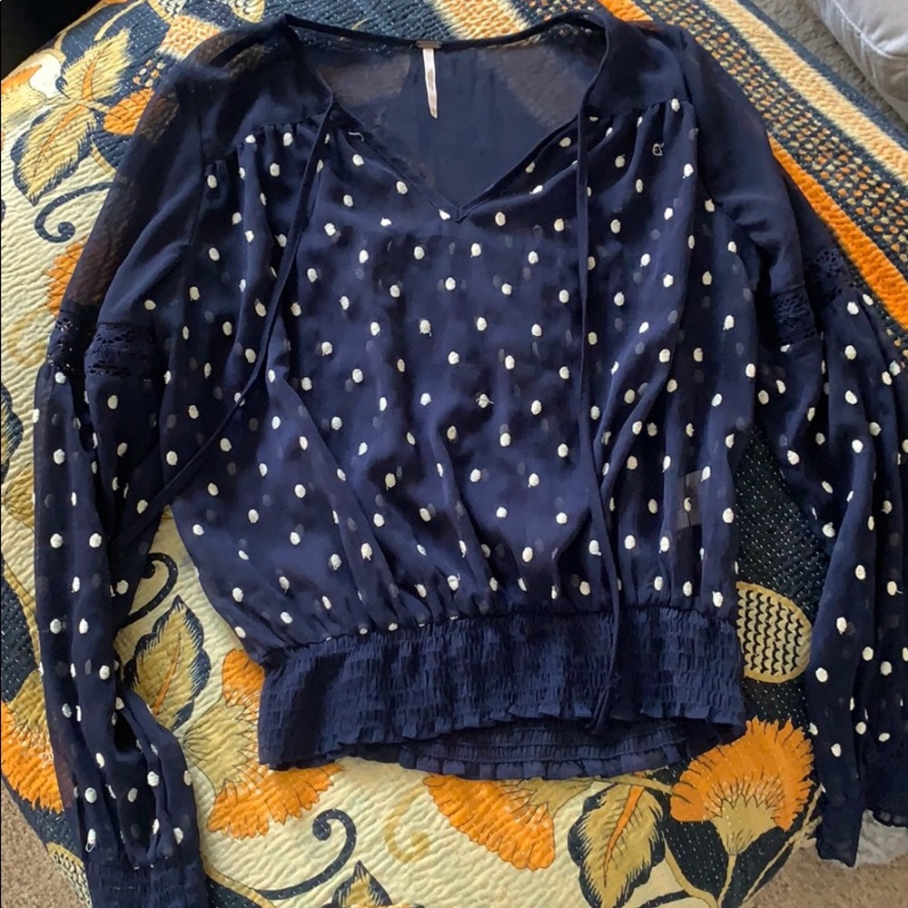 Free people sheer top